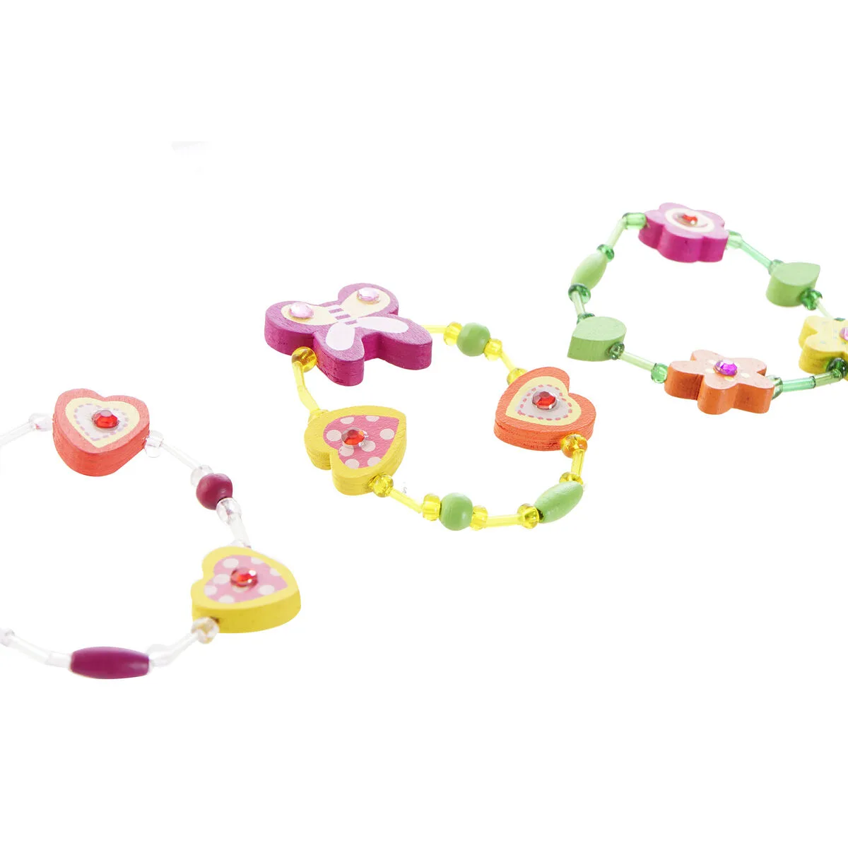 PULSERA DKD HOME DECOR MULTICOLOR FLORES INFANTIL