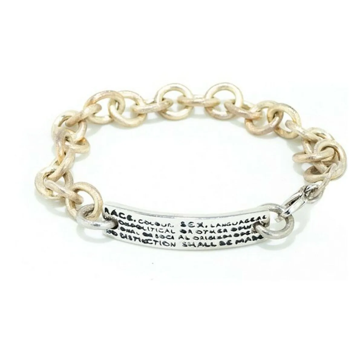 PULSERA MUJER DEMARIA DMHRBR01-BLANCO 19 CM