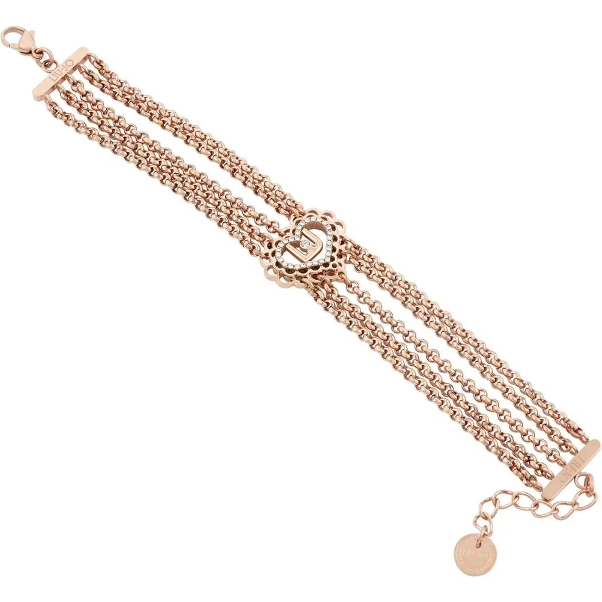 PULSERA MUJER LIU JO LJ1780 ORO ROSA