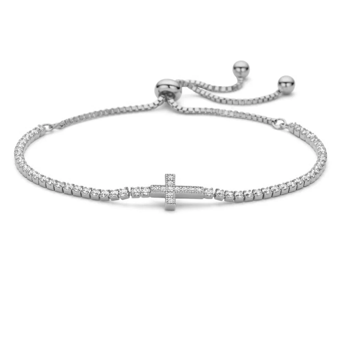 PULSERA MUJER NEW BLING 9NB-1562 PLATEADO