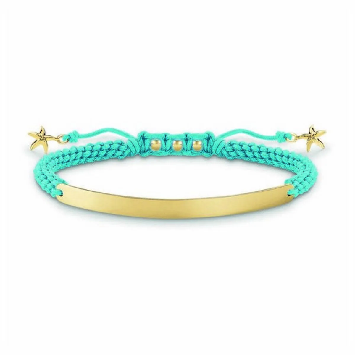 PULSERA MUJER THOMAS SABO LBA0060-848-1 AZUL PLATA DORADO