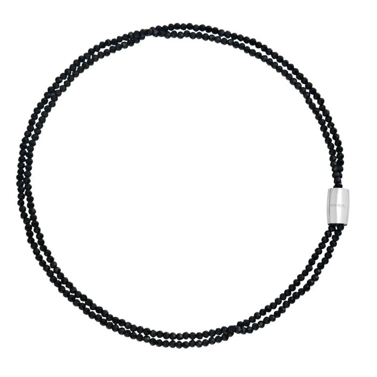 PULSERA HOMBRE BREIL TJ3686 PLATA DE LEY 925 NEGRO