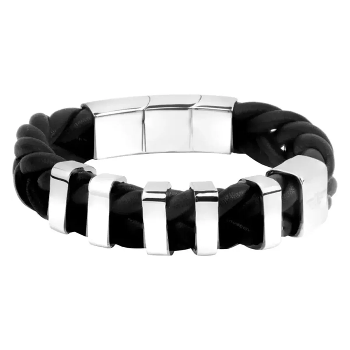 PULSERA HOMBRE POLICE CUERO 19 CM