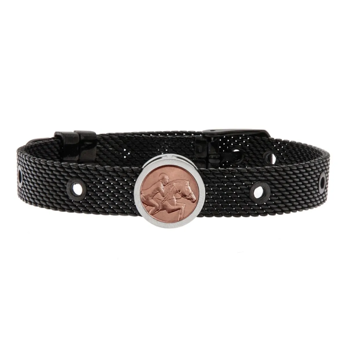 PULSERA HOMBRE TALENT JEWELS TJA-1-05-02-2-215 NEGRO