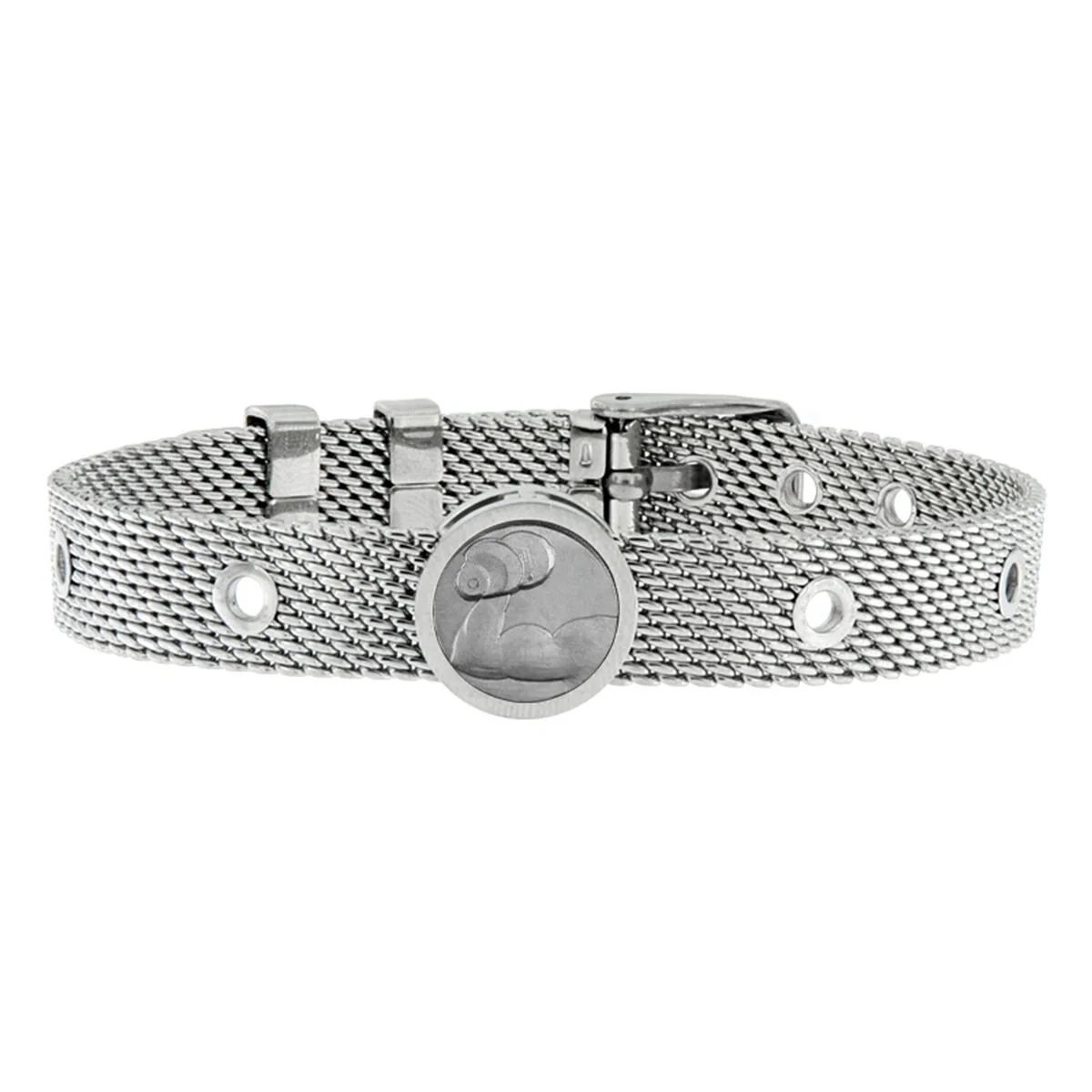 PULSERA HOMBRE TALENT JEWELS TJA-1-11-03-1-215 PLATEADO