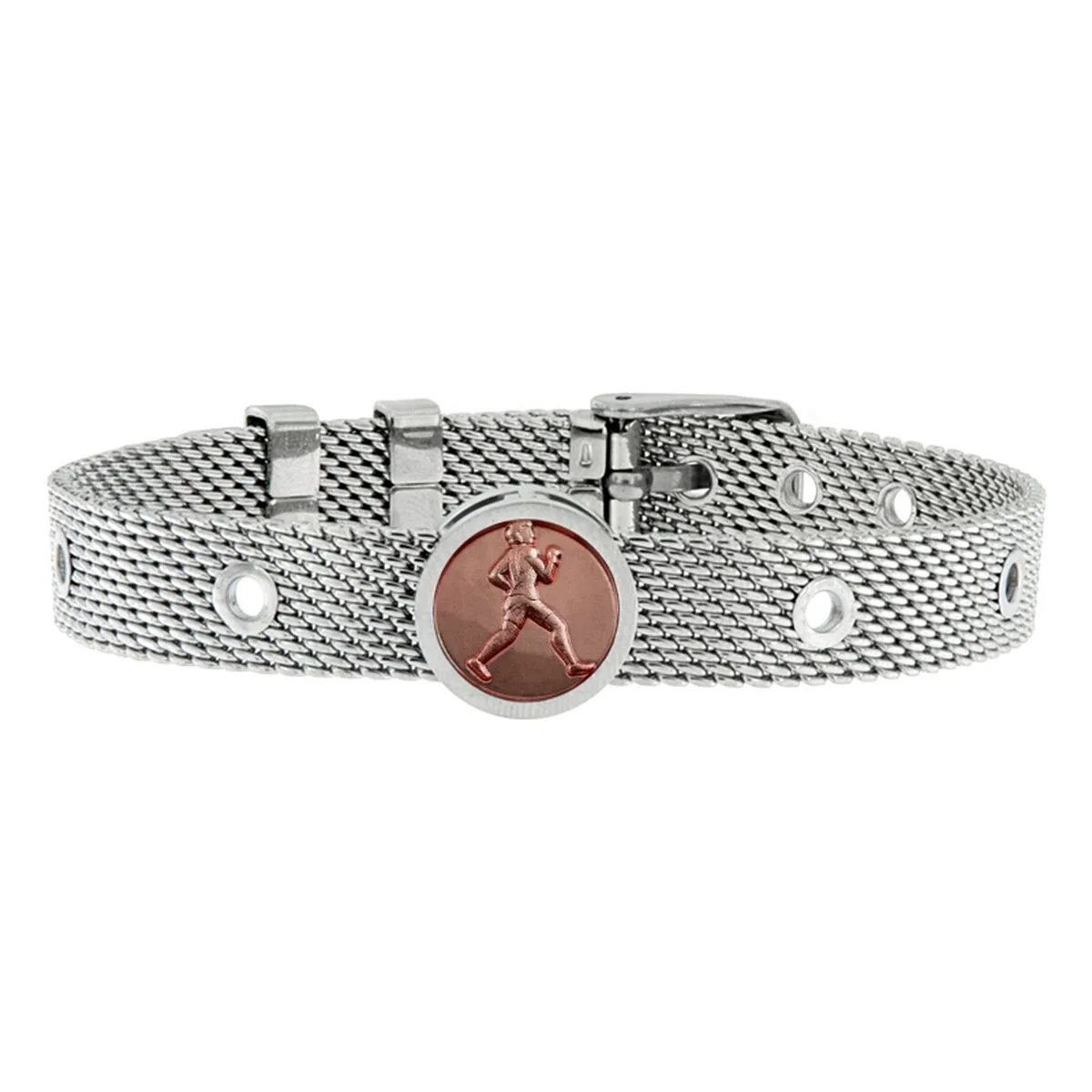PULSERA HOMBRE TALENT JEWELS TJA-1-19-02-1-215 PLATEADO