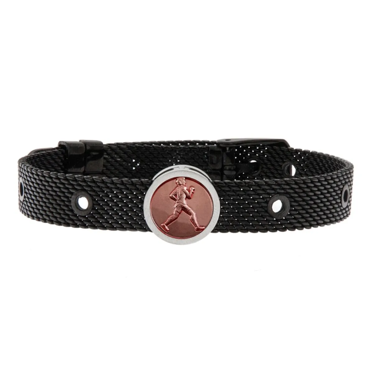 PULSERA HOMBRE TALENT JEWELS TJA-1-19-02-2-215 NEGRO