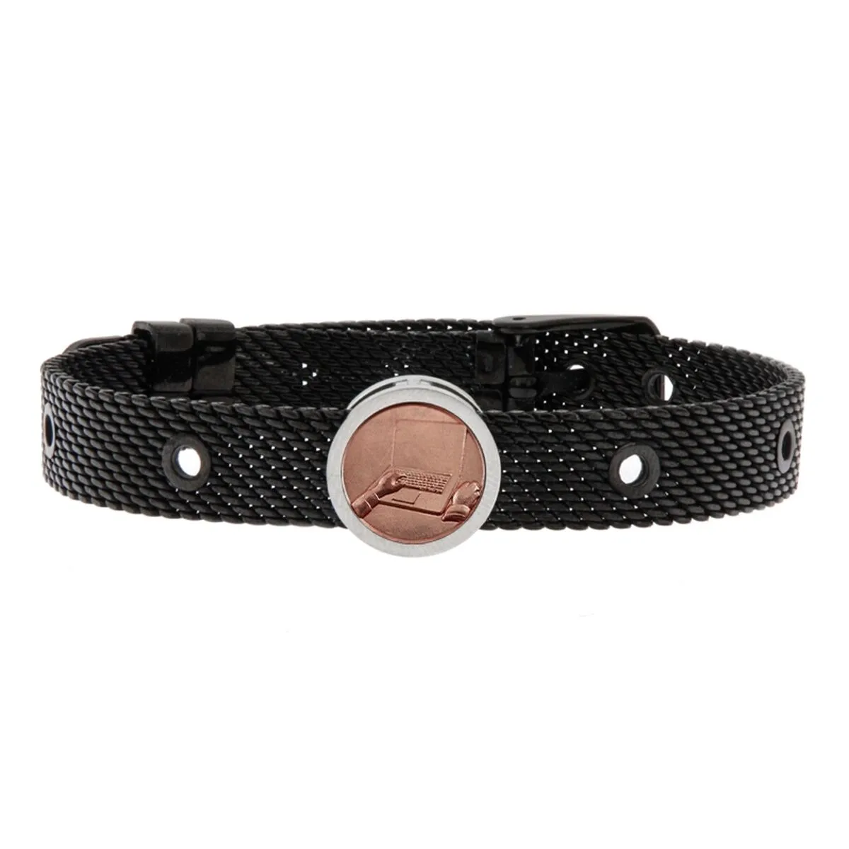 PULSERA HOMBRE TALENT JEWELS TJA-2-01-02-2-235 NEGRO