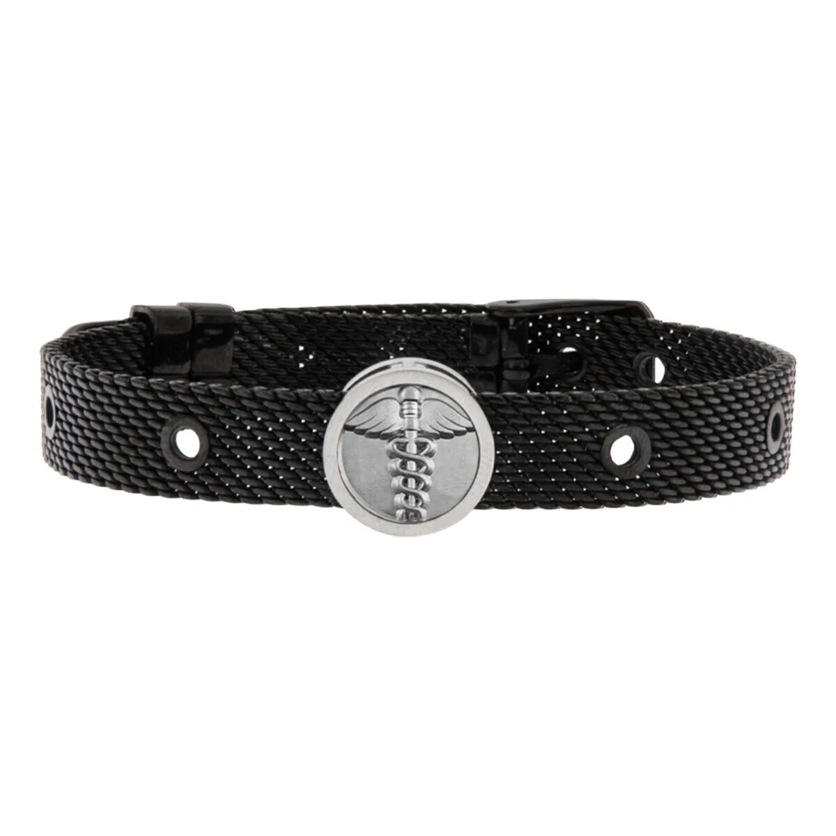 PULSERA UNISEX HEALTH TALENT JEWELS TJA-2-04-03-2-235 NEGRO