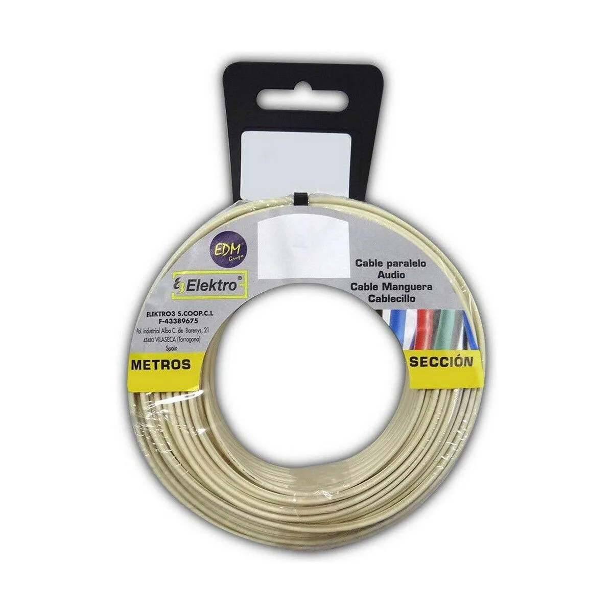 CABLE EDM 28084 BLANCO MARFIL 20 M