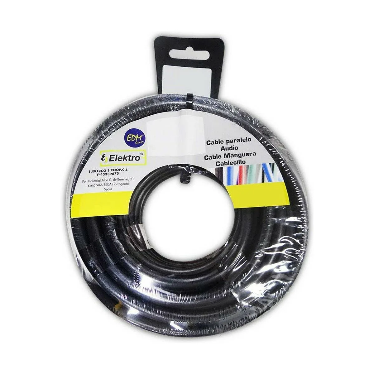 CABLE EDM 28319 NEGRO 2 X 2,5 MM 10 M