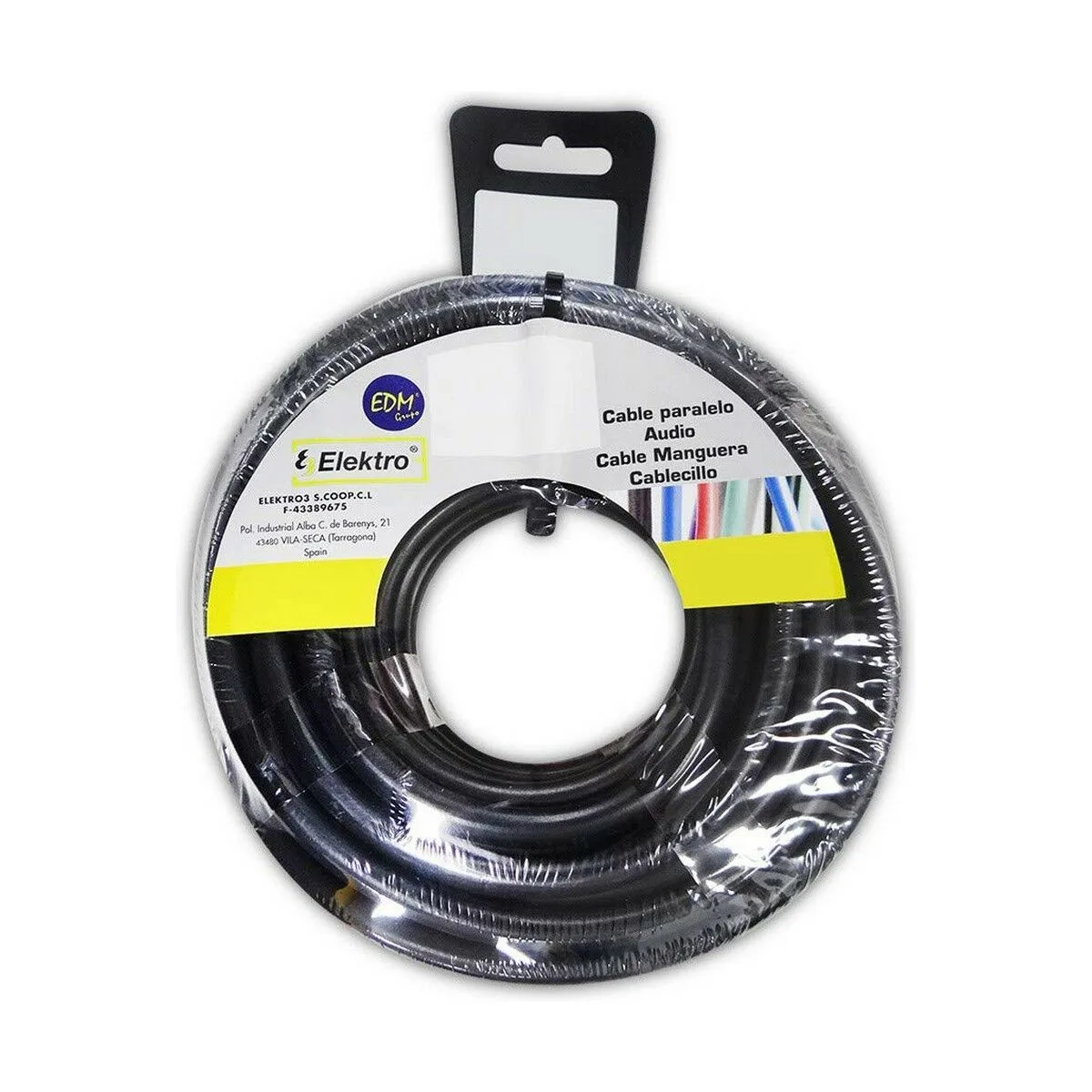 CABLE EDM 28342 NEGRO 3 X 1,5 MM 15 M