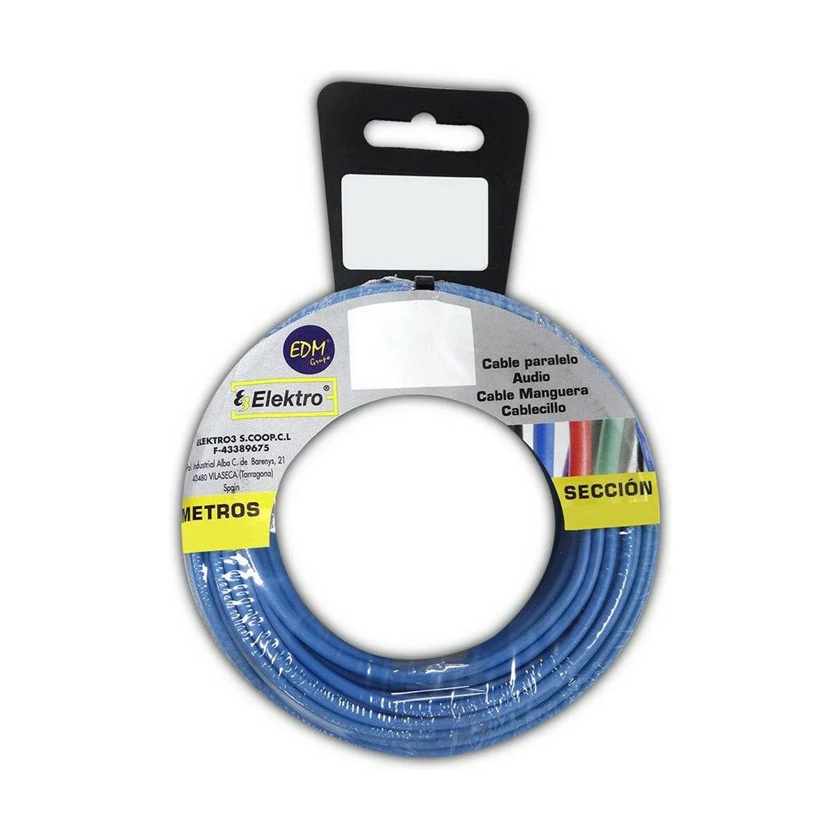 CABLE EDM 28495 AZUL 4 MM 4 X 1,5 MM 20 M