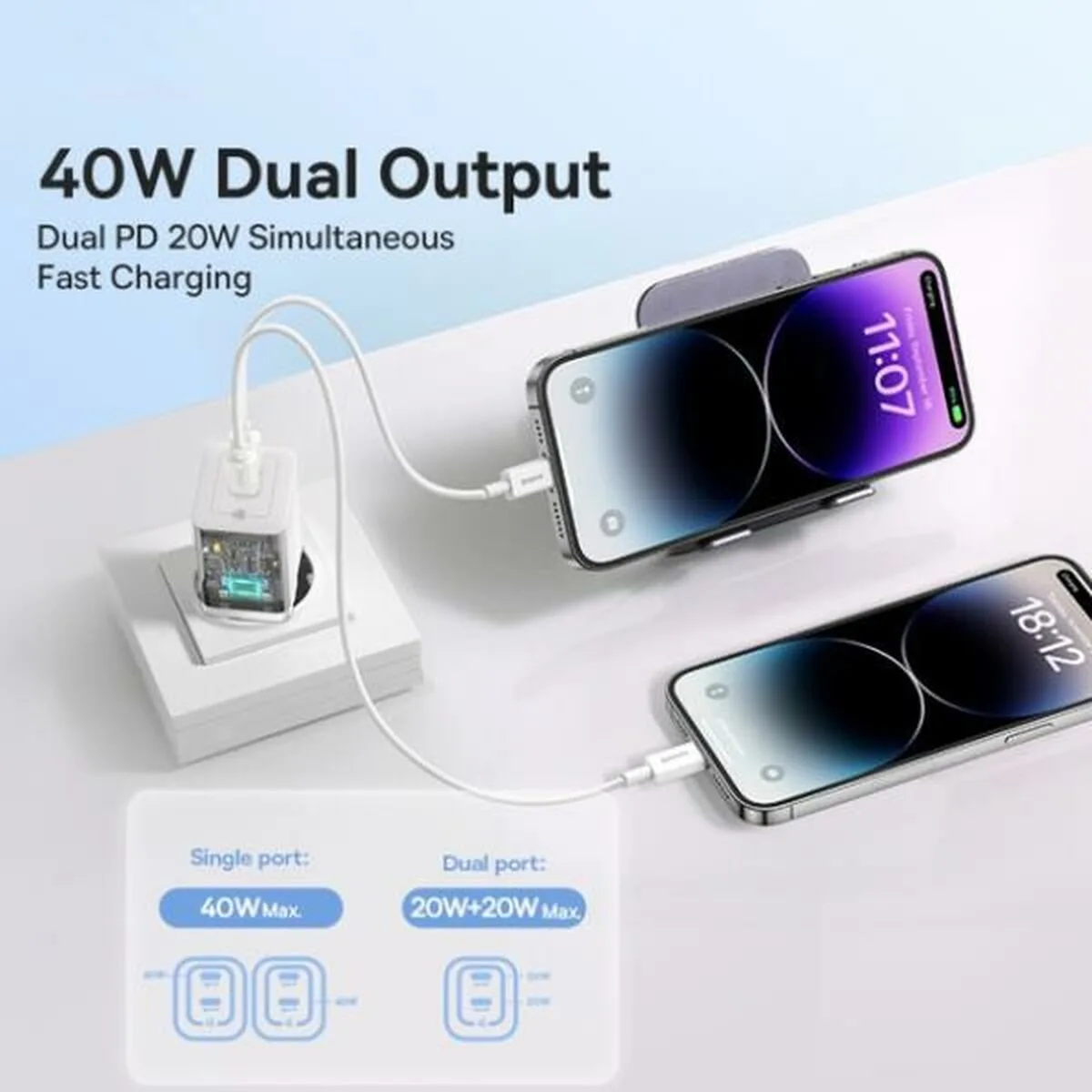 CABLE LIGHTNING BASEUS BLANCO