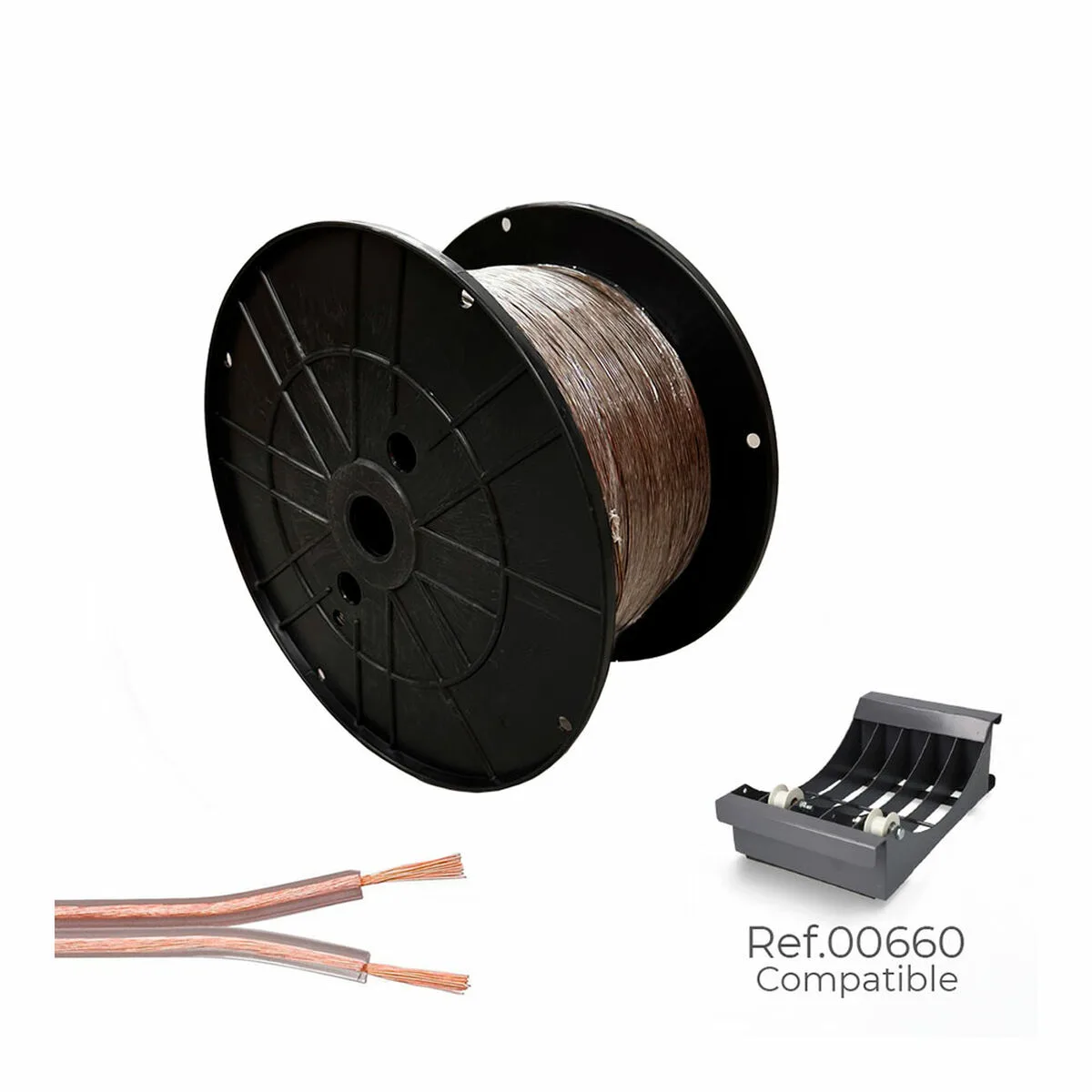 CABLE PARALELO SEDILES TRANSPARENTE 2 X 0,75 MM 500 M