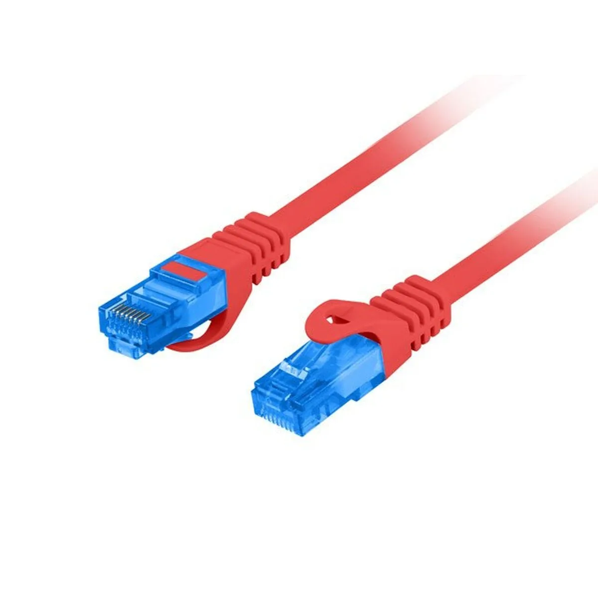 CABLE DE RED RÍGIDO UTP CATEGORÍA 6 LANBERG PCF6A-10CC-0050-R ROJO 50 CM