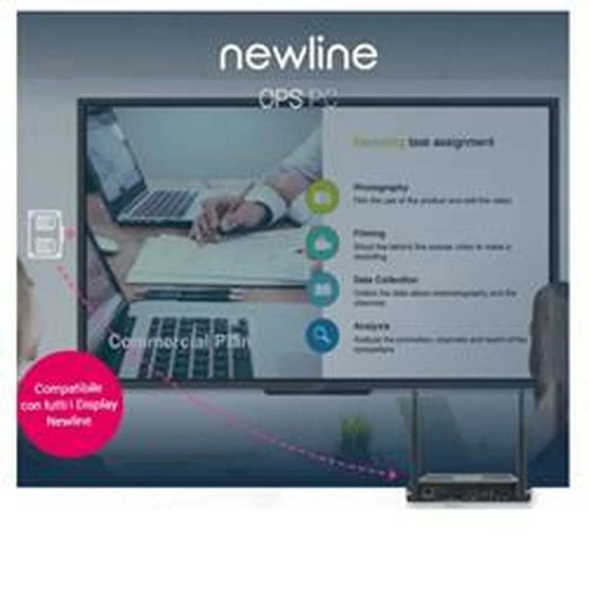 CABLE USB NEWLINE INTERACTIVE WB5C820W NEGRO