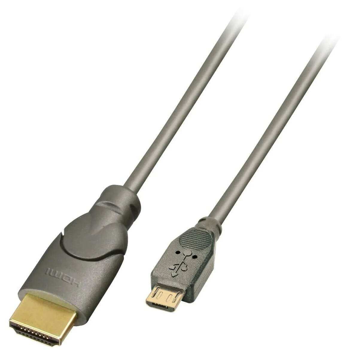 CABLE USB A MICRO USB LINDY 41567 ANTRACITA 2 M