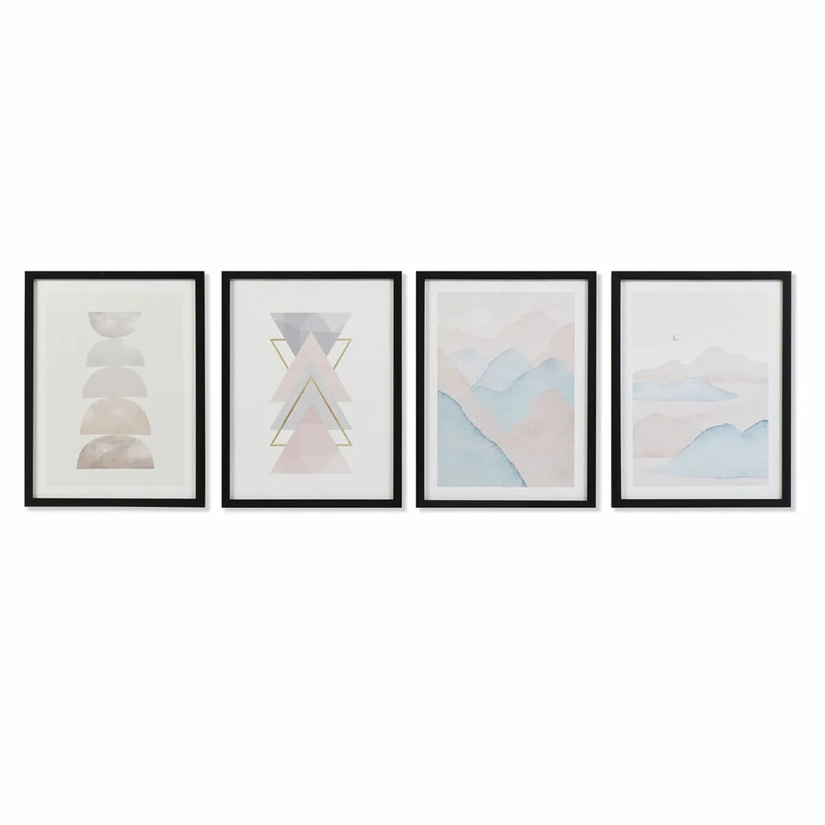 CUADRO DKD HOME DECOR MONTAÑA (30 X 3 X 40 CM) (4 UNIDADES)