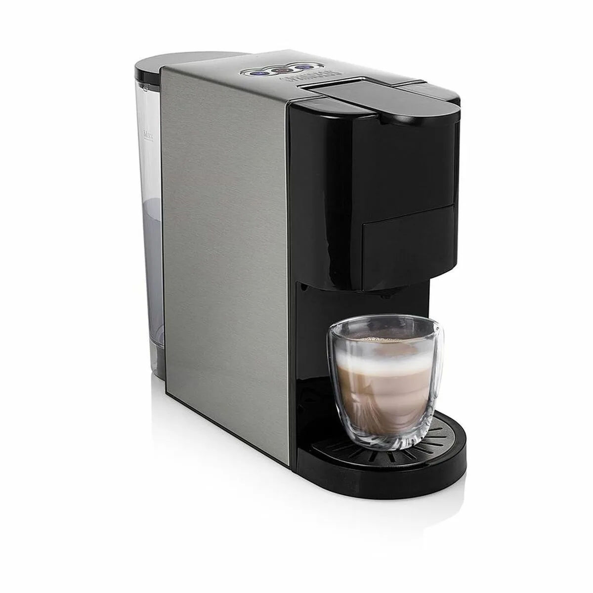 CAFETERA DE CÁPSULAS PRINCESS 01.249450.01.001 1100 W 19 BAR NEGRO 800 ML