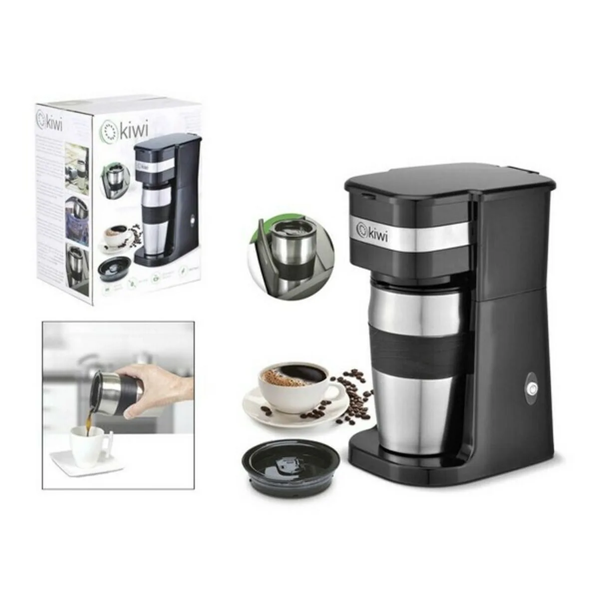 CAFETERA KIWI KCM-7505 420 ML 750W