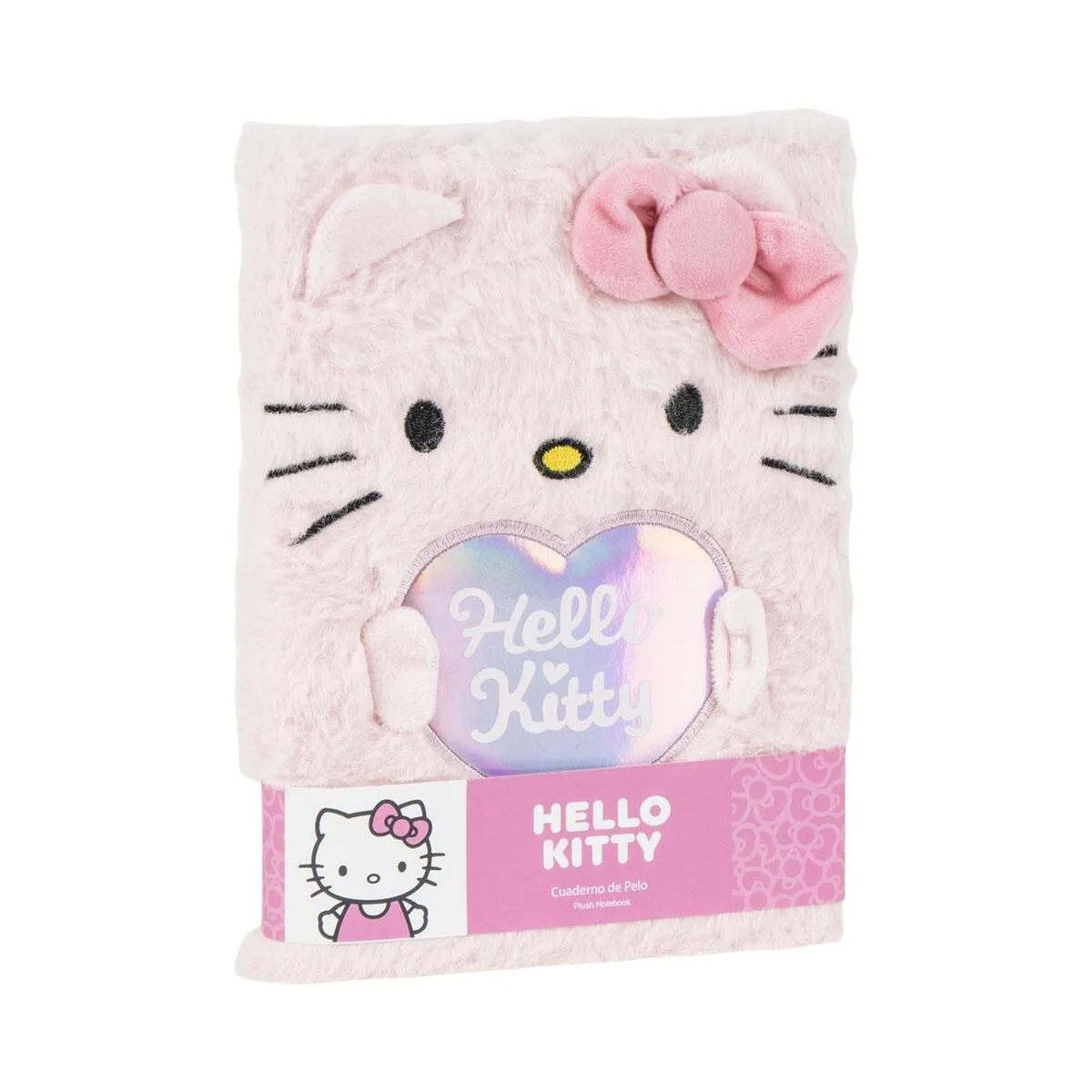 CUADERNO HELLO KITTY ROSA 15 X 21,5 X 3 CM
