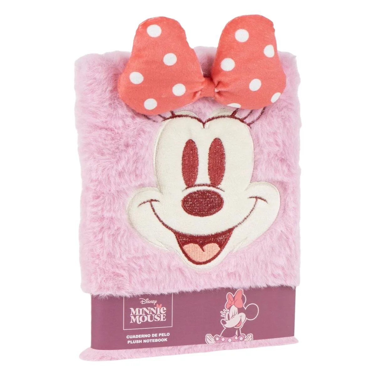 CUADERNO MINNIE MOUSE ROSA 16 X 24 X 3,5 CM