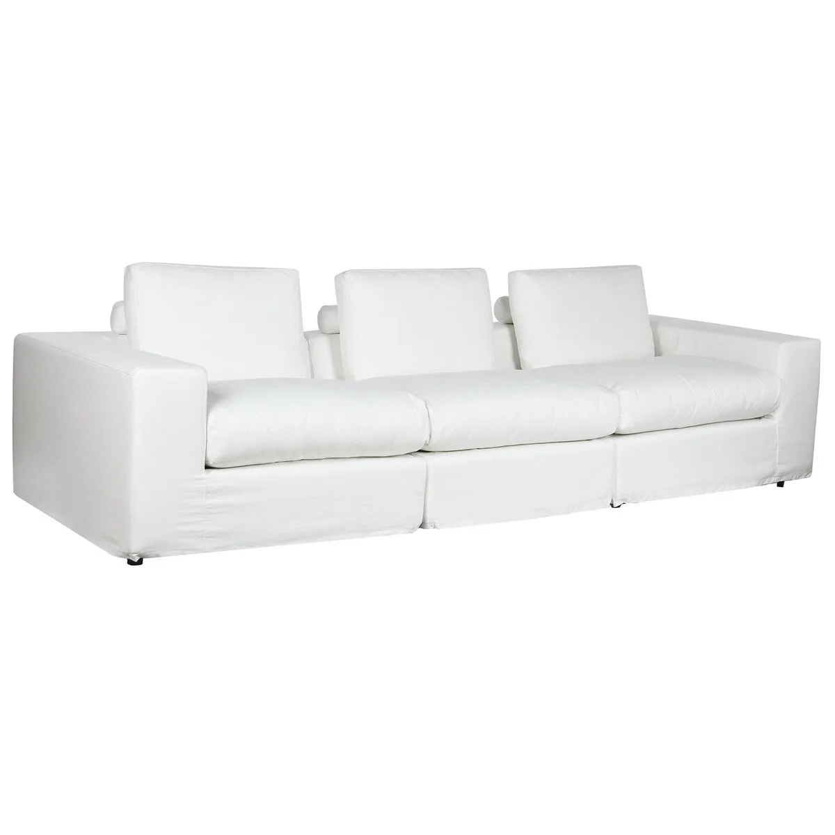 SOFÁ HOME ESPRIT BLANCO MODERNO 286 X 95,5 X 57 CM