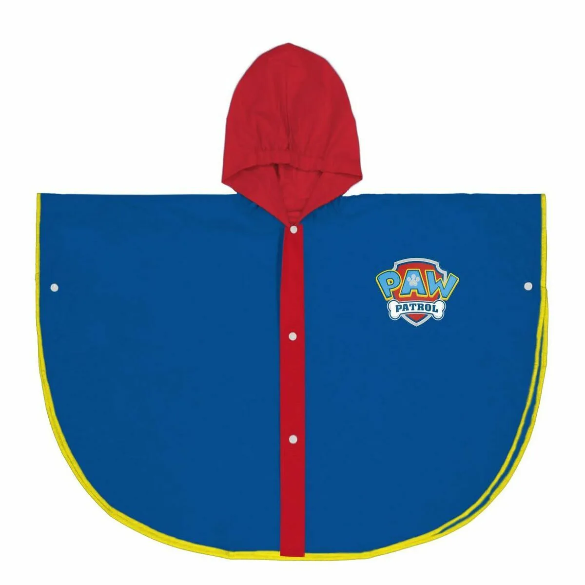 PONCHO IMPERMEABLE CON CAPUCHA THE PAW PATROL AZUL