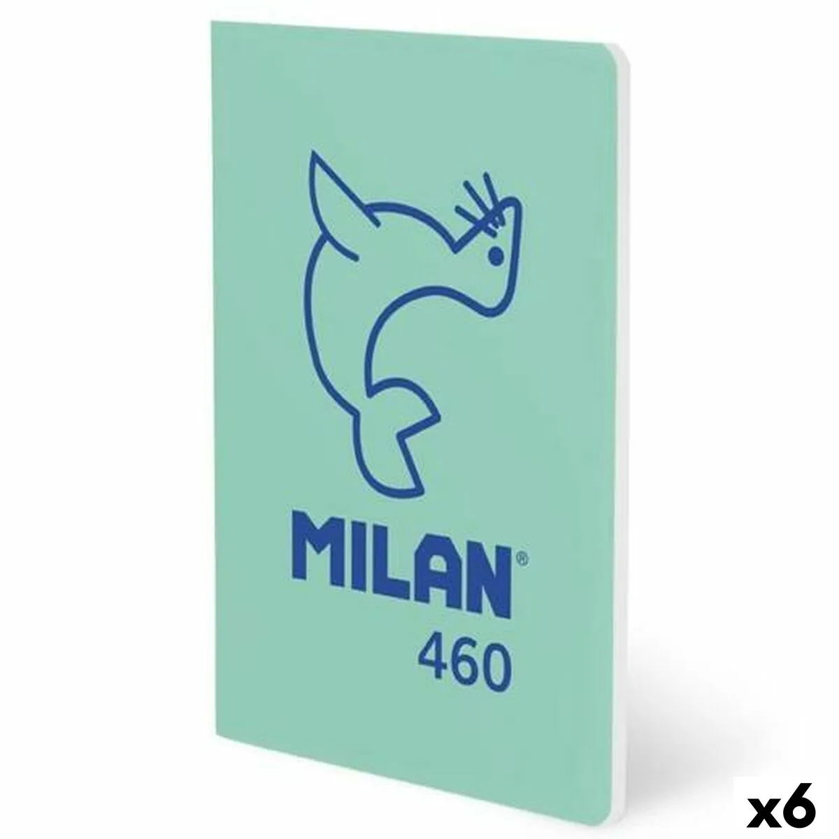LIBRETA MILAN VERDE A5 24 HOJAS (6 UNIDADES)