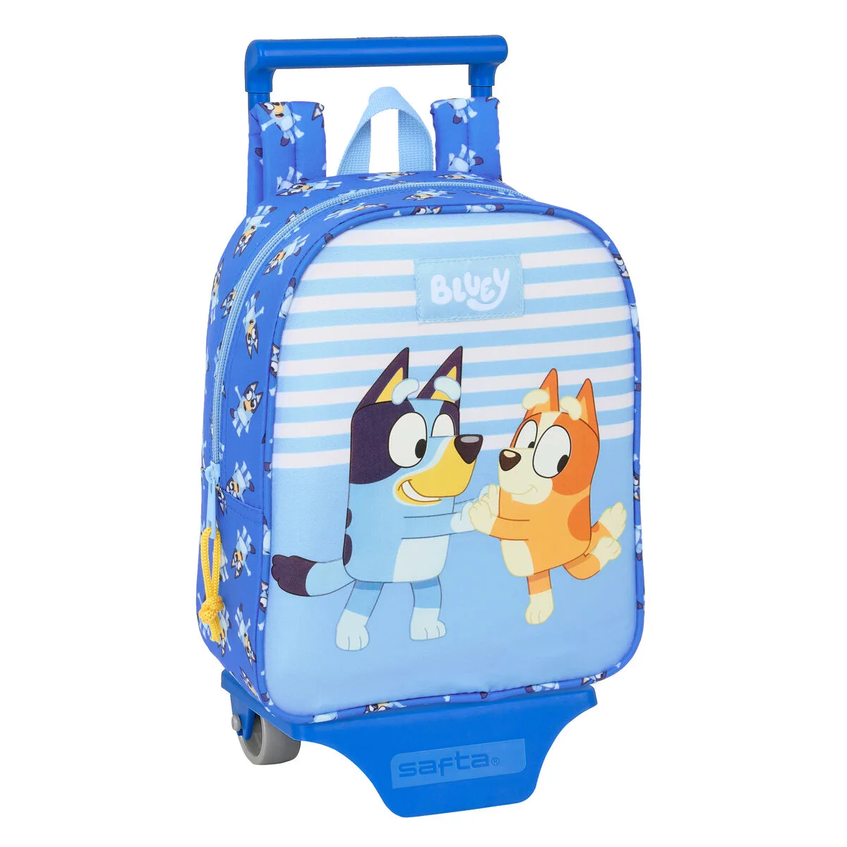 MOCHILA ESCOLAR BLUEY LET'S PLAY AZUL 22 X 27 X 10 CM