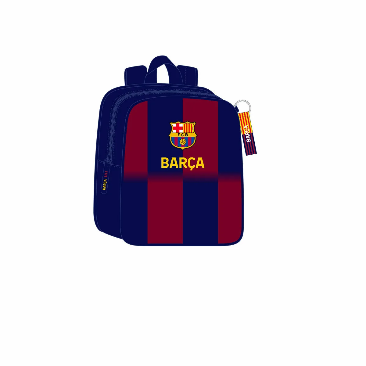 MOCHILA ESCOLAR F.C. BARCELONA AZUL GRANATE 22 X 27 X 10 CM