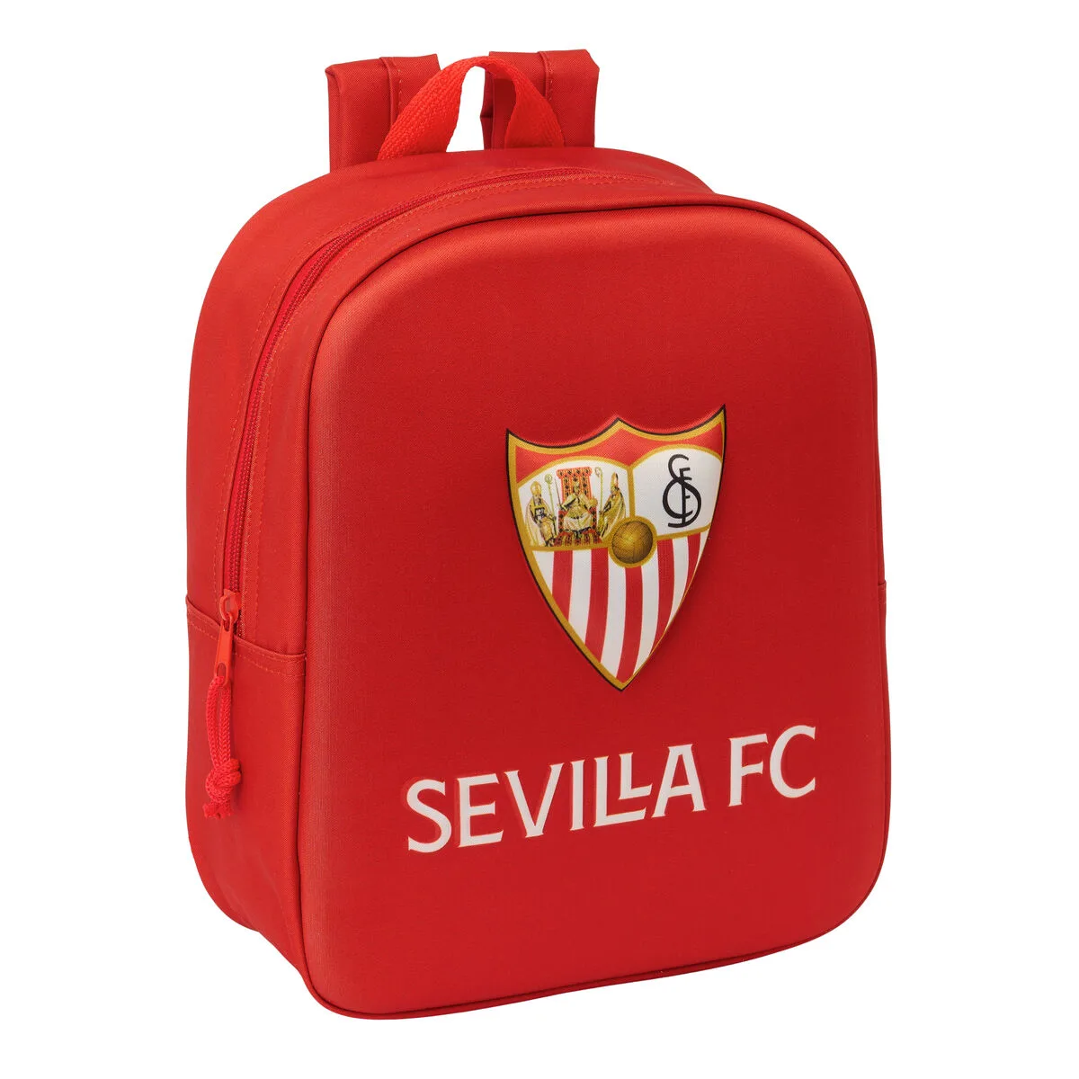 MOCHILA ESCOLAR SEVILLA FÚTBOL CLUB ROJO 22 X 27 X 10 CM 3D