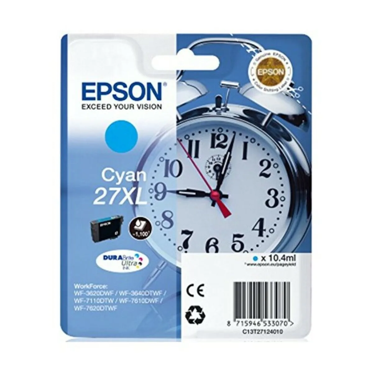 CARTUCHO DE TINTA ORIGINAL EPSON EP62586 AZUL CIAN