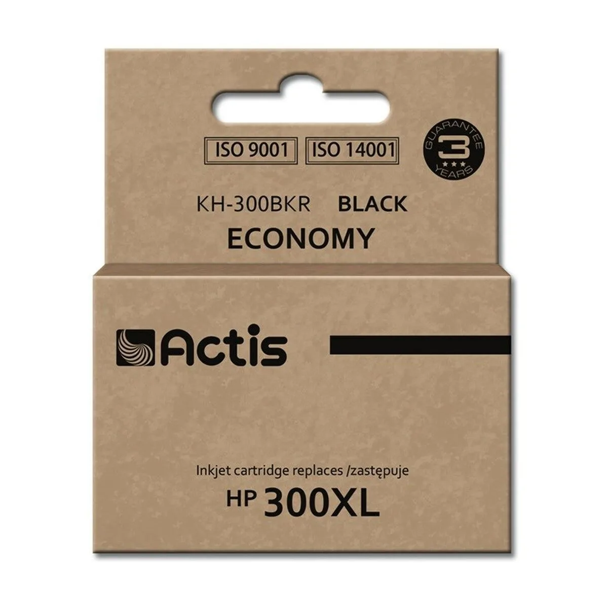 CARTUCHO DE TINTA ORIGINAL ACTIS KH-300BKR NEGRO