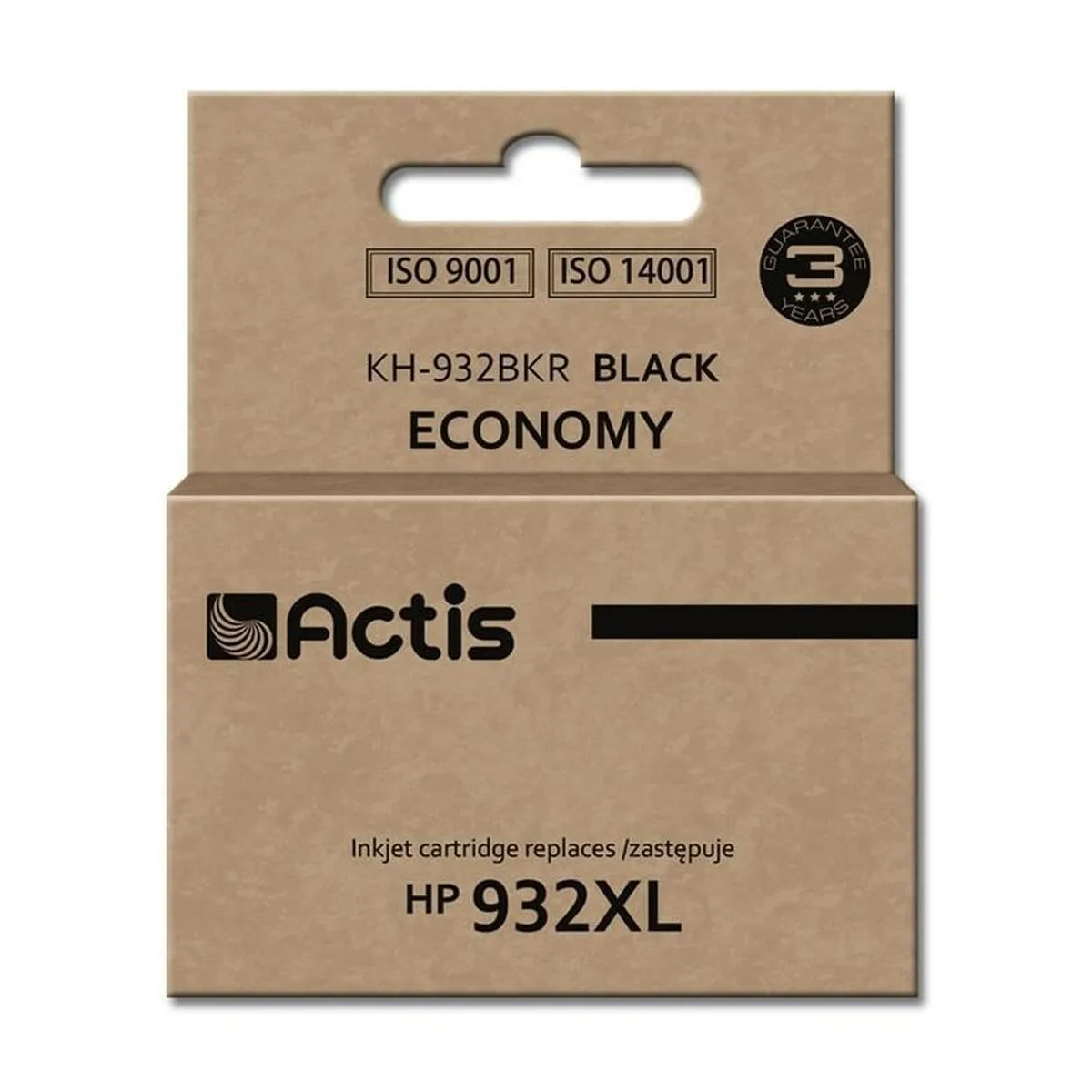 CARTUCHO DE TINTA ORIGINAL ACTIS KH-932BKR NEGRO