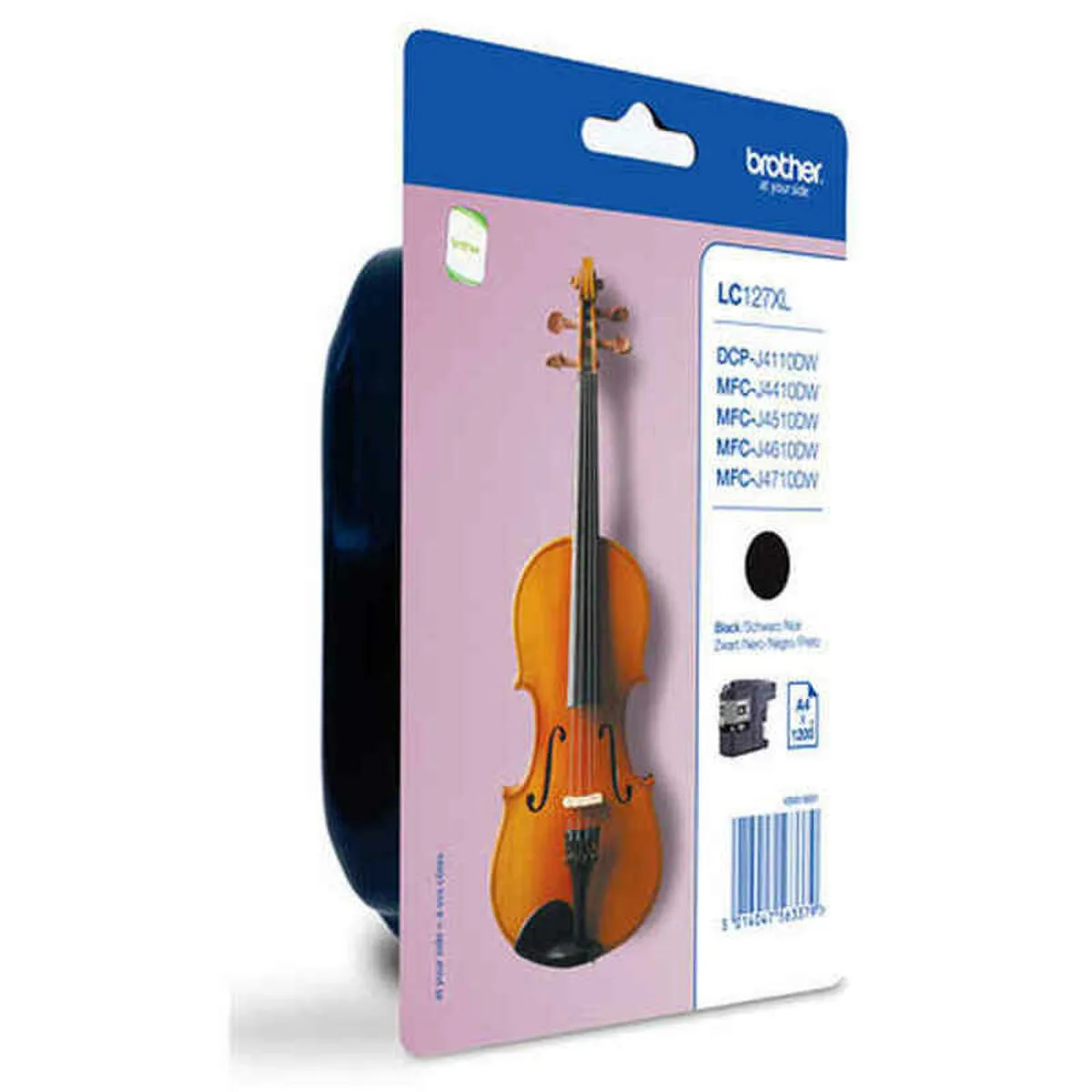 CARTUCHO DE TINTA ORIGINAL BROTHER LC-127XLBKBP NEGRO