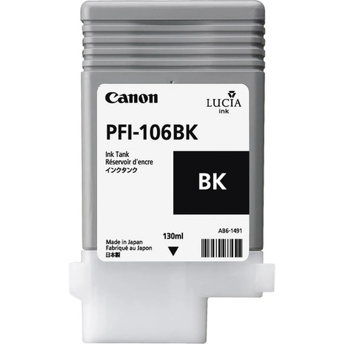 CARTUCHO DE TINTA ORIGINAL CANON PFI-106 BK NEGRO
