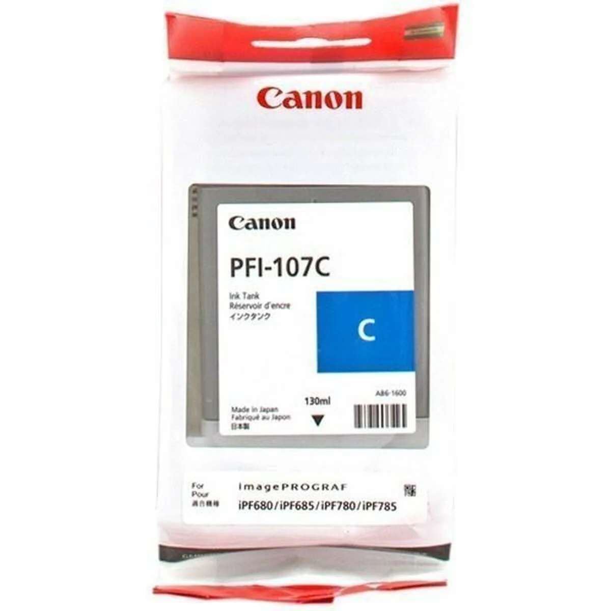 CARTUCHO DE TINTA ORIGINAL CANON PFI-107C CIAN