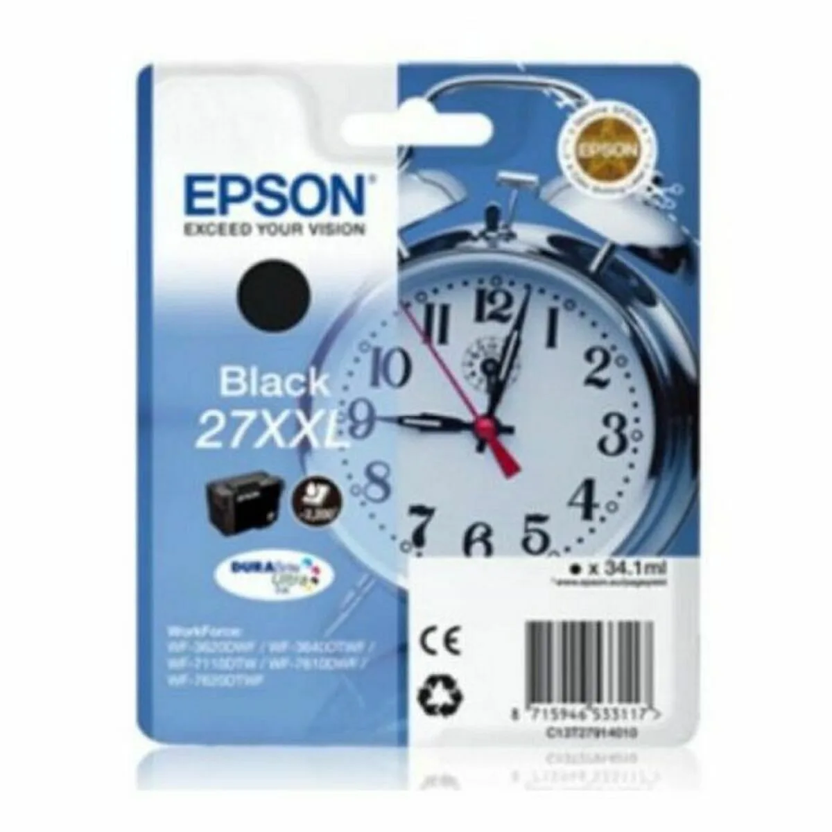 CARTUCHO DE TINTA ORIGINAL EPSON 27XXL NEGRO