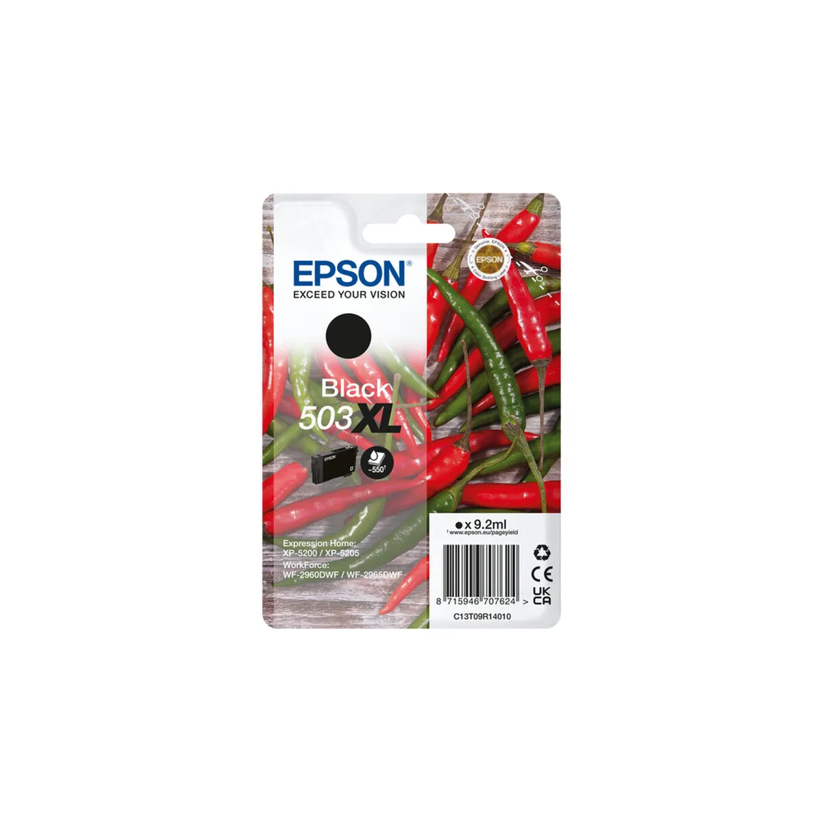 CARTUCHO DE TINTA ORIGINAL EPSON 503XL NEGRO