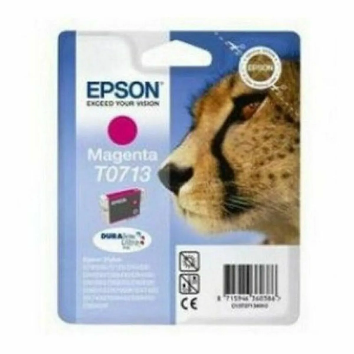 CARTUCHO DE TINTA ORIGINAL EPSON C13T07134022 MAGENTA ROJO