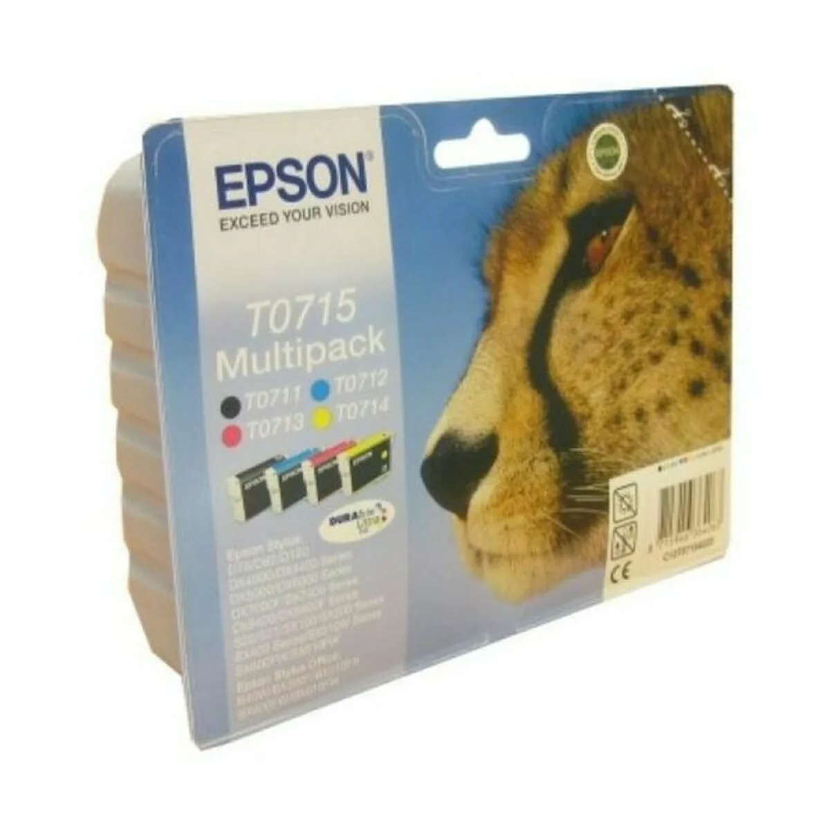 CARTUCHO DE TINTA ORIGINAL EPSON C13T07154022 NEGRO AMARILLO CIAN MAGENTA