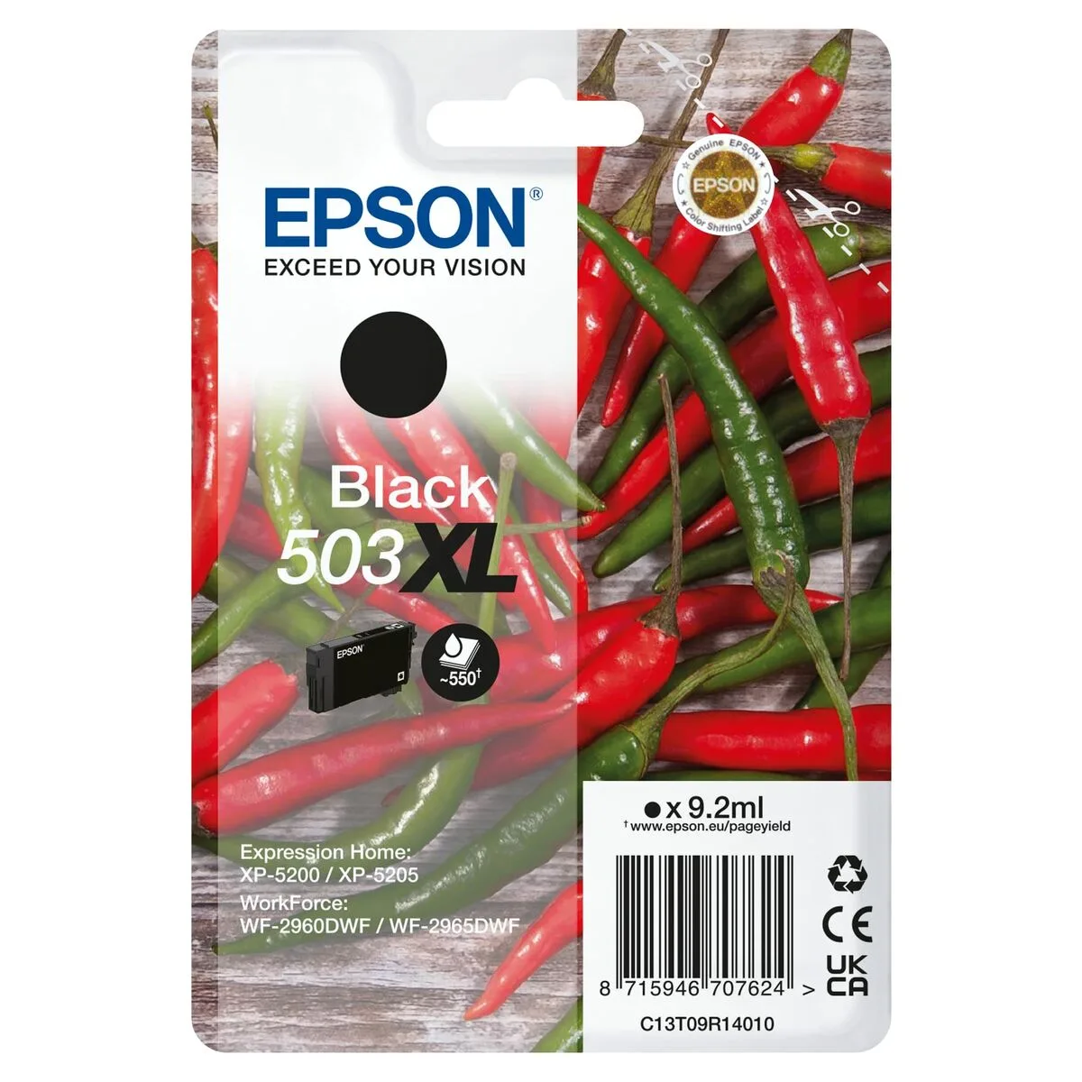 CARTUCHO DE TINTA ORIGINAL EPSON C13T09R14020 NEGRO
