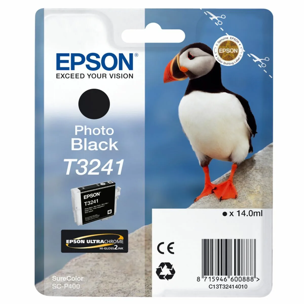CARTUCHO DE TINTA ORIGINAL EPSON C13T32414010 NEGRO