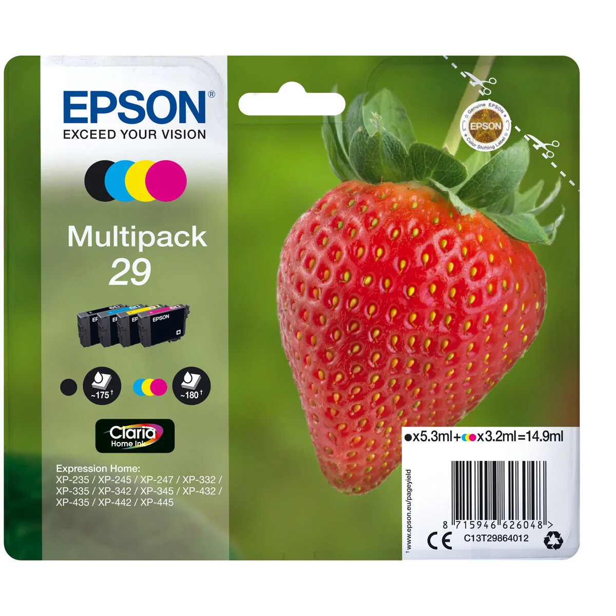 CARTUCHO DE TINTA ORIGINAL EPSON HSB430SATBK NEGRO