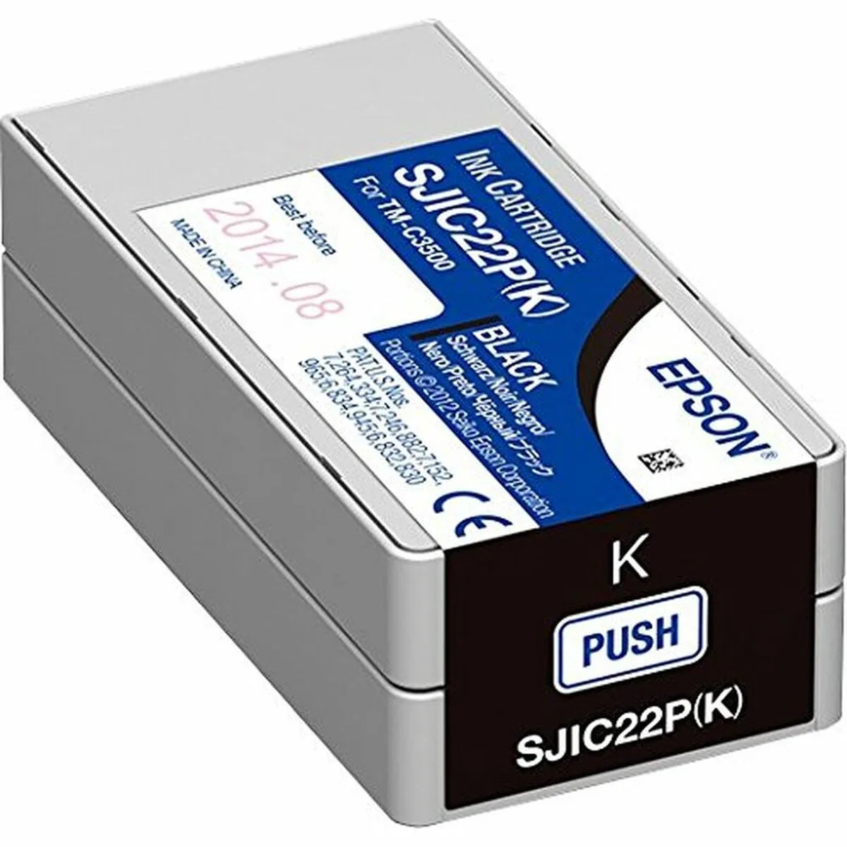 CARTUCHO DE TINTA ORIGINAL EPSON SJIC22P(K) NEGRO