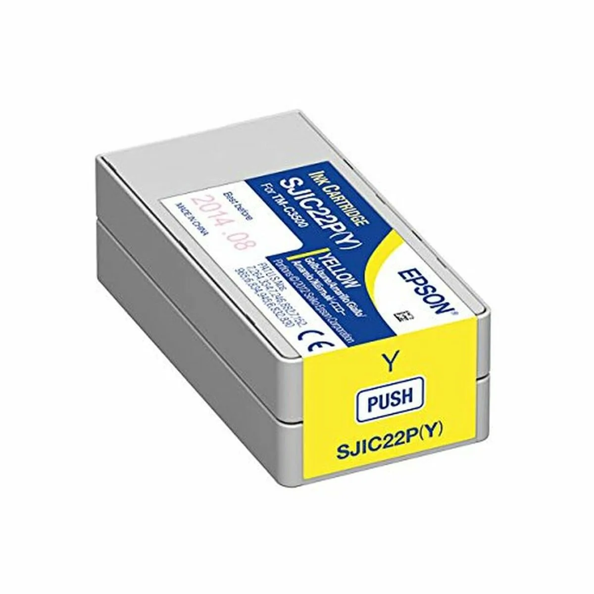 CARTUCHO DE TINTA ORIGINAL EPSON SJIC22PY AMARILLO