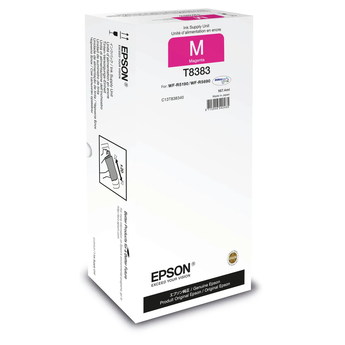 CARTUCHO DE TINTA ORIGINAL EPSON WF-R5XXX MAGENTA