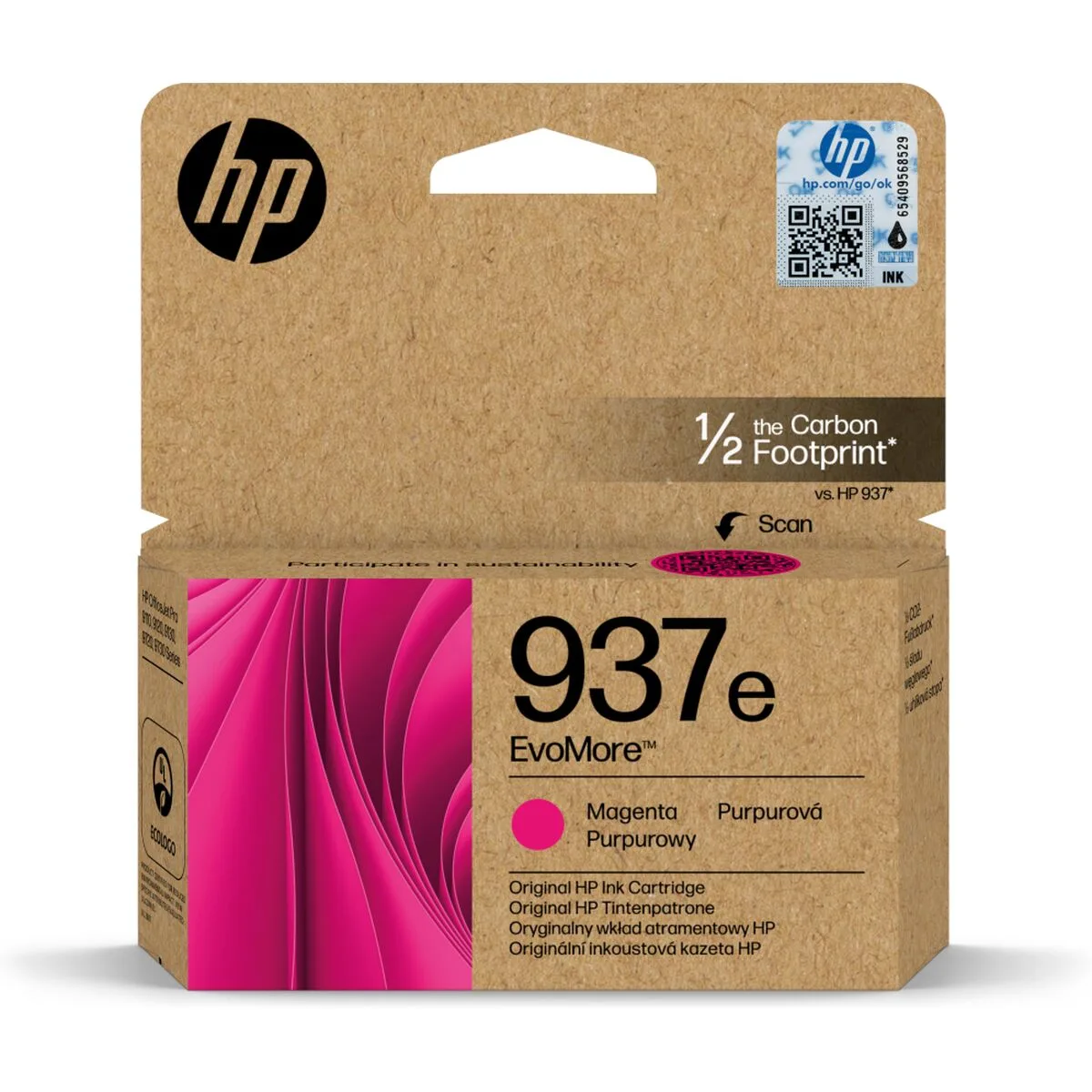 CARTUCHO DE TINTA ORIGINAL HP 4S6W7NE MAGENTA